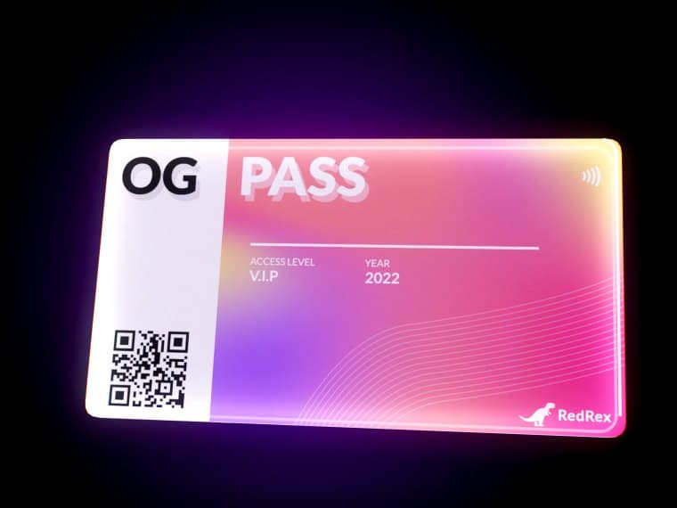 OG PASS da RedRex visto de frente, renderizado de forma automática